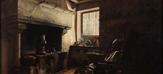 An Alchemist by E. Lomont, 1890.